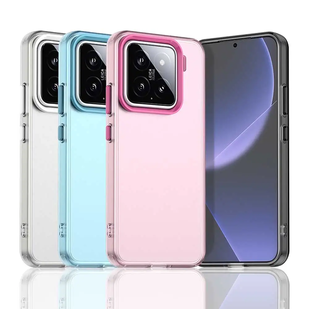 Luxury Matte Skin Feel Translucent Shockproof Bumper Case