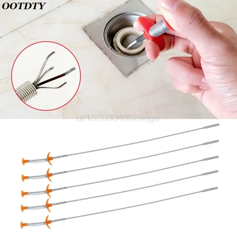 Flexible Long Reach Claw Pick Up Narrow Bend Curve Grabber Tool Spring