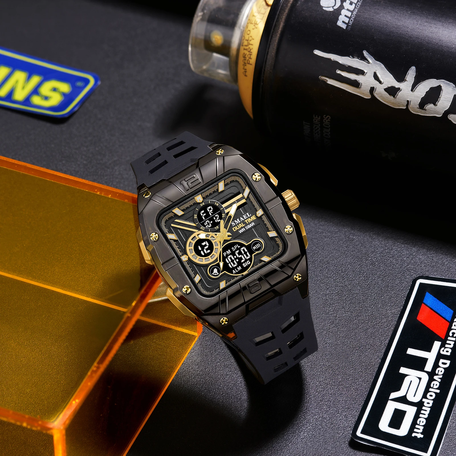 Military Watches Watch 2025 New 50M Waterproof Wristwatch Stopwatch Alarm LED Light Digital Watches SMAEL8121 Men's Sports Watch 1 Military Watches Watch 2025 New 50M Waterproof Wristwatch Stopwatch Alarm LED Light Digital Watches SMAEL8121 Men's Sports Watch 1