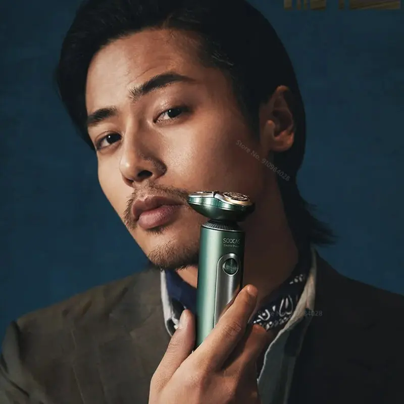 SOOCAS S5 교체 면도기 헤드, SOOCAS S5 전기 면도기, 부드러운 터치 날카로운 내구성 블레이드 커터 헤드