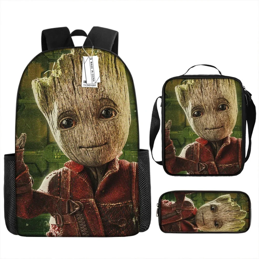 Style 34 + three-piece set (17-inch backpack + shoulder bag + pencil case)