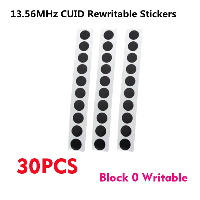 30Pcs black CUID