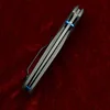 LEMIFSHE Customized 551 Copper Spacer 3D Titanium Alloy VG10 Mark 20CV Blade Camping Hunting Bag Tactical Tool Folding Knife 5
