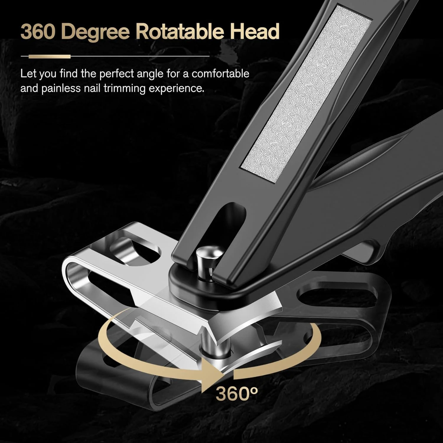 360 Degree Stainless Steel Rotating Nail Clippers Anti-Splash Multi-Angle Manicure Tools nail clipper set,nail clipper,nail scissors set,nail clippers,manicure set,manicure sets,manicure nail clipper set,nail clippers kit