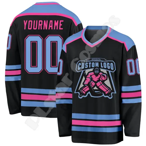 NewFashion Hockey Jersey Custom Name Team Logo Number Colorful Pullover Long Sleeves 3DPrint Harajuku Casual Funny Sweatshirts 0 - Image 3