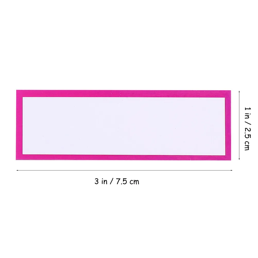 40Pcs 자기 라벨 쓰기 가능 건식 지우기 이름표 태그 화이트보드 가정용 자기 스티커
