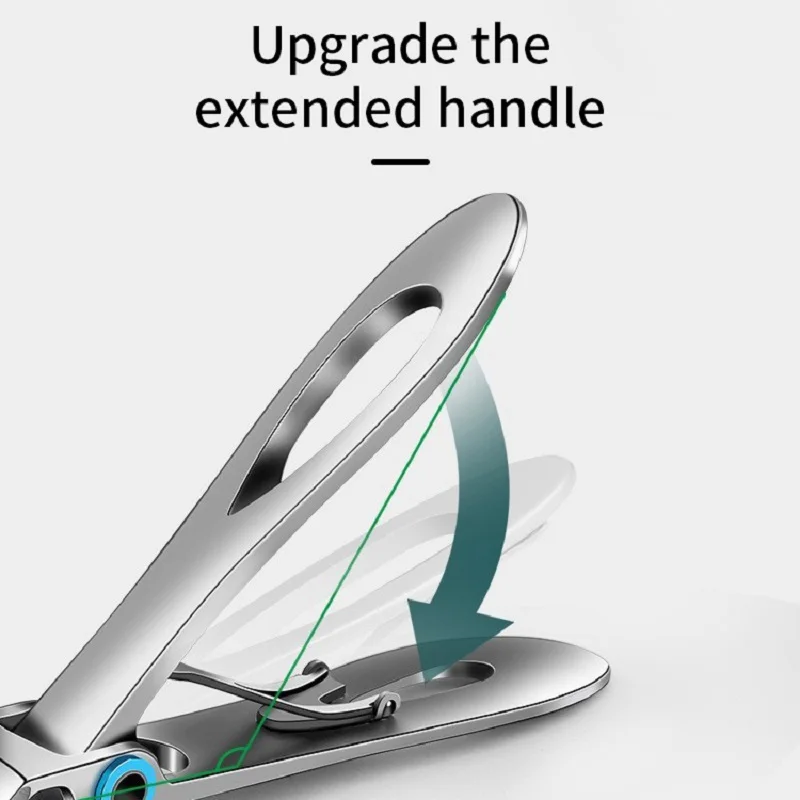 Professional Nail Cutter Stainless Steel Nail Clippers Toenail Fingernail Manicure Trimmer For Thick Nails