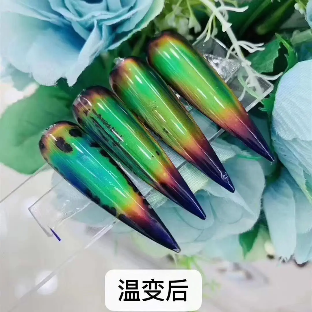 열변색 액정 홀로그램 무지개 색상 변화 잉크 (아트/네일 아트용)