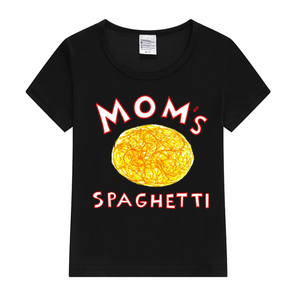Eminem MOMS SPAGHETTI MOTHERS DAY Kids T-Shirt Boys Girls Clothes Short Sleeved Printed T Shirt 1-12 Years Old Children Clothing