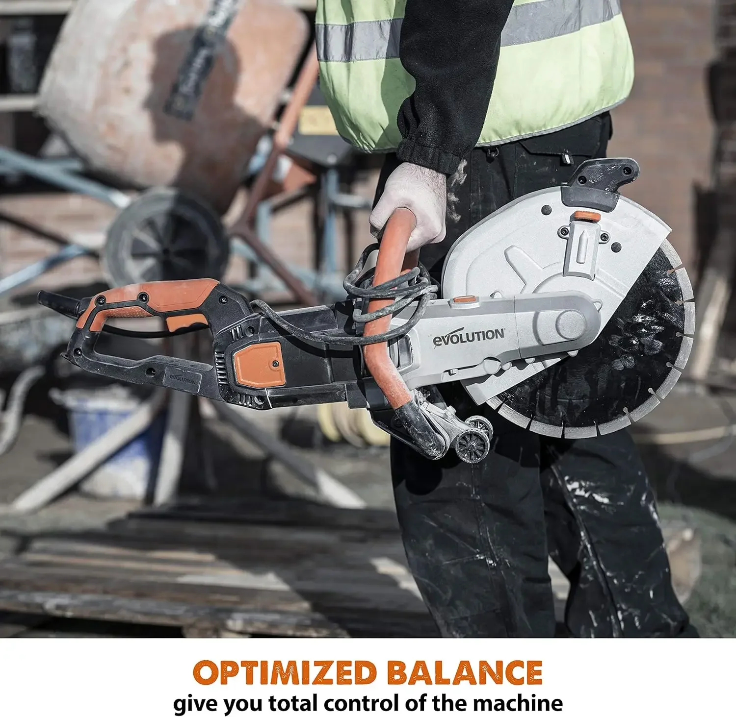 Evolution Power Tools R300DCT 12 Inch Concrete Saw (Aka Circular Saw, Angle Grinder, Chop / Cut Off Saw, Demo Saw