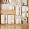 Household Clothing Storage Box Underwear Socks Storage Box Wardrobe Sorting Clothes Organizer Steel Rack Foldable Storage Box 6