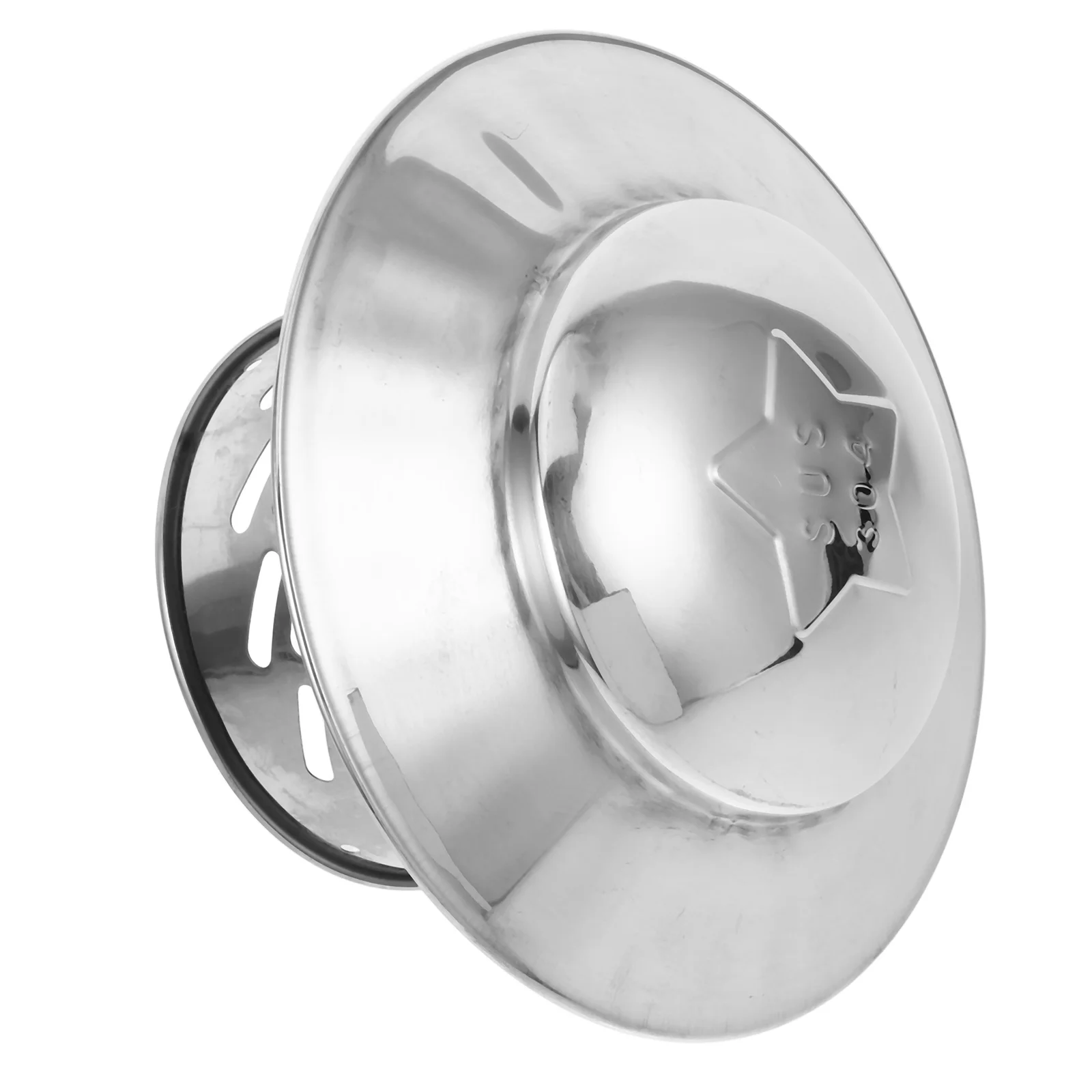 Stainless Steel Rain Hat Chimney Cap Flue Cover Stove Vent Exhaust Pipe Protector Fireplace Hood Birdproof Debris Blocker