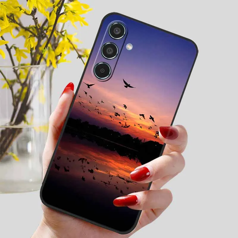 Luxury Floral TPU Silicone Soft Bumper Case - Protective Cover