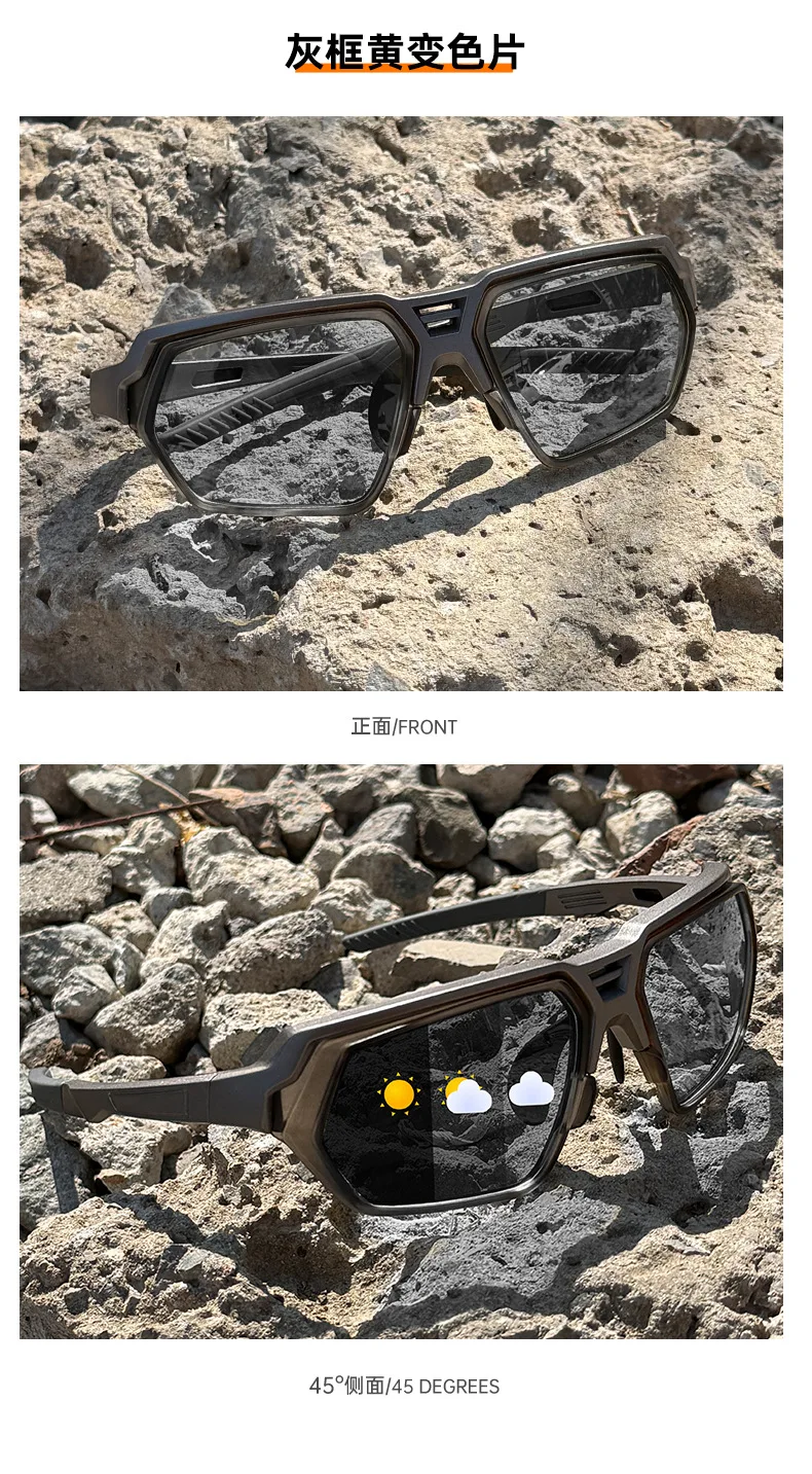 SEAMERGO Retro Polarisierte Radsport-Sonnenbrille für Herren, High-End 2025 Outdoor-Aktivitäten UV-Beständige Cyberpunk-Brille Walk The Show – Detail 16