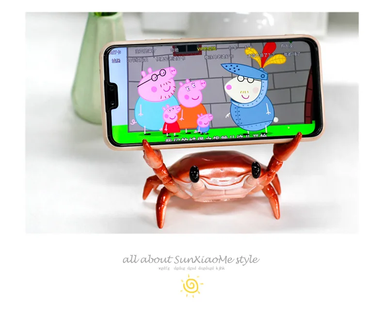 Crab Bluetooth Speaker with Phone Holder