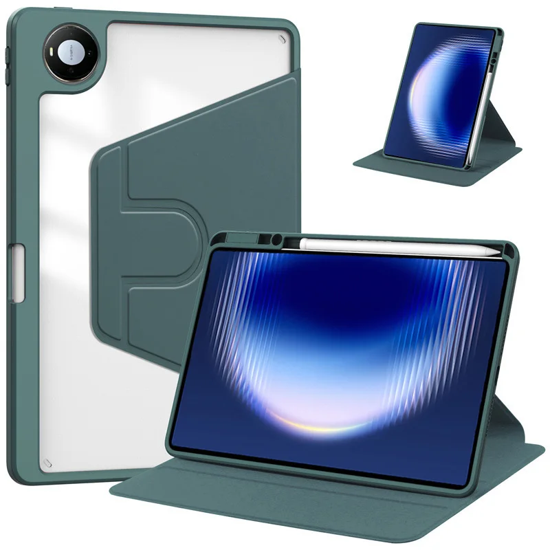 Enhanced Product Title:  
Premium Rotating Acrylic Stand Smart Cover with Pen Slot