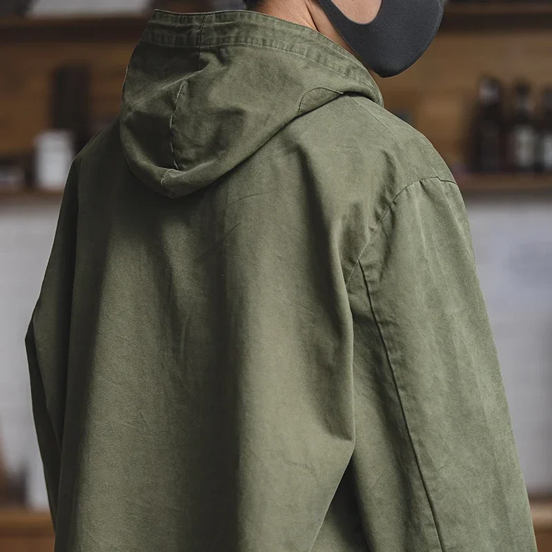 COOL！◇ユベール オブジェクト プリント Hoodie Parker◇ US Hooded Pullover Japanese Retro Fashion Parker Jacket