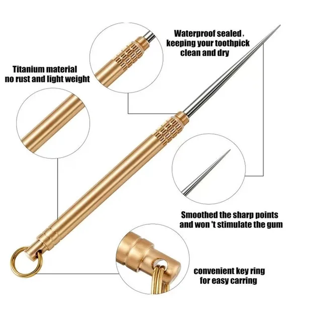 Titanium Pocket Toothpick 4