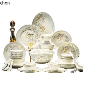 Bone China Dinnerware Set – Plates & Bowls 1