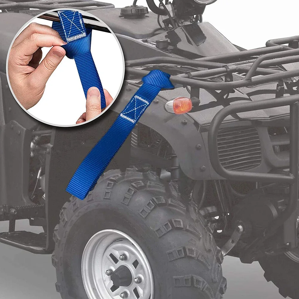 5Pc Soft Loop Tie Down Straps Securing ATV Motorcycles Scooters Dirt Bikes Lawn Mutipurpose Motor Tie Downs Luggage Straps cargo straps cargo tie down strap tie down straps