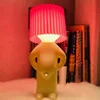 Claeted Naughty Boy Creative Table Lamp Unique LED Pleats Reading Lighting Bedroom Bedside Night Light Children's Gift 5