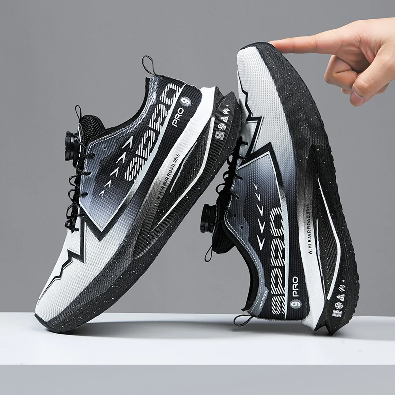 Unisex Breathable Mesh Running Shoes with Shock-Absorbing Sole
