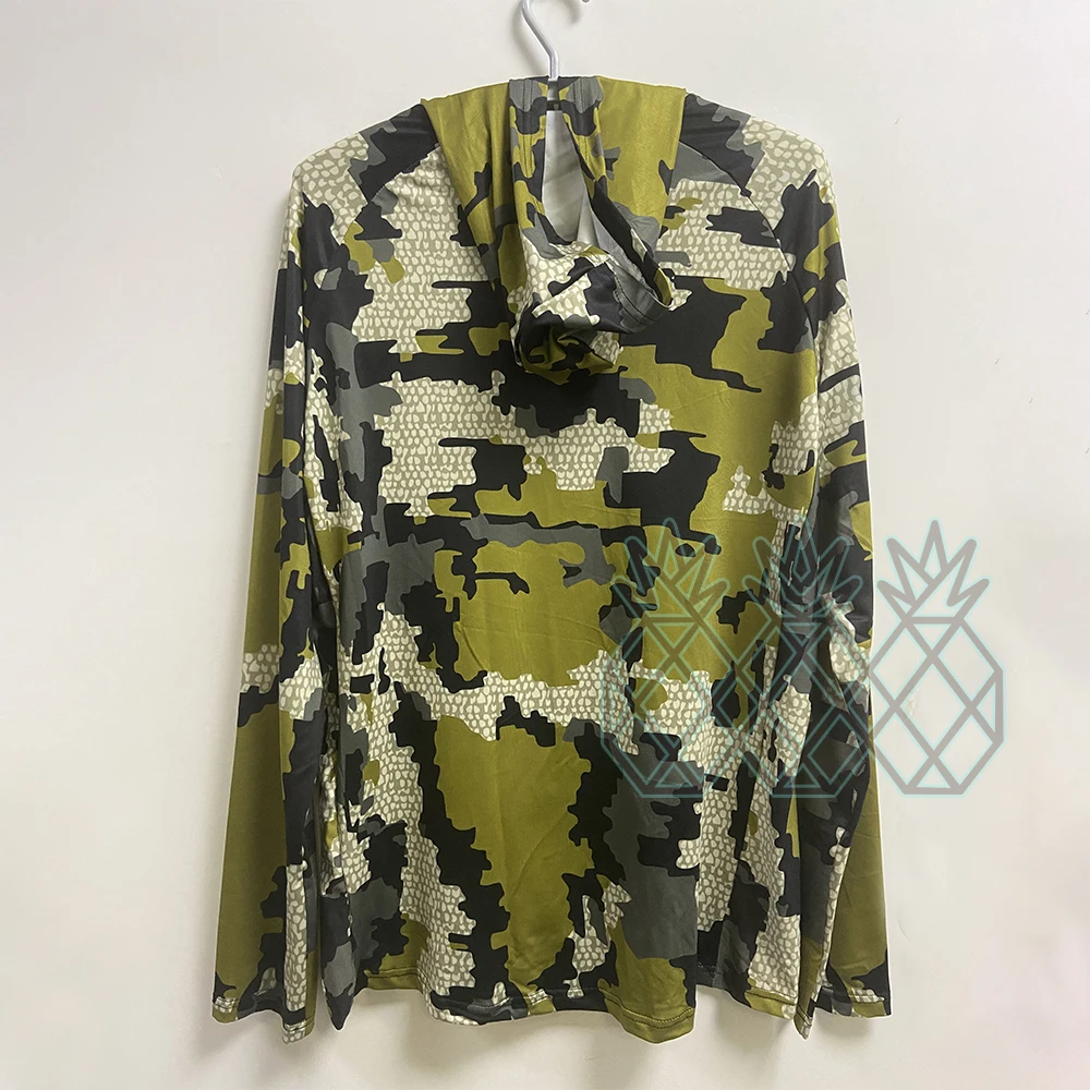 SPELISPOS New Men Fishing Hoodie Summer Breathable Long Sleeve Fishing Jersey Sun Protection UPF 50+ T-shirt Camisa De Pesca