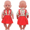 Elephant One-piece Suit Animal Shaped Plush Clothes For 18 inch American & 43 Cm Baby New Born Dolls Clothes,Our Generation Toys 6