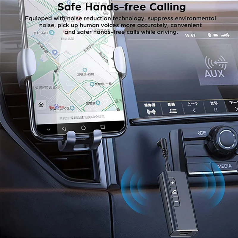 Excellent-1 Pcs Bluetooth 5.1 수신기 미니 무선 오디오 어댑터 헤드폰 용 휴대용 Bluetooth 스테레오 출력 오디오 수신기