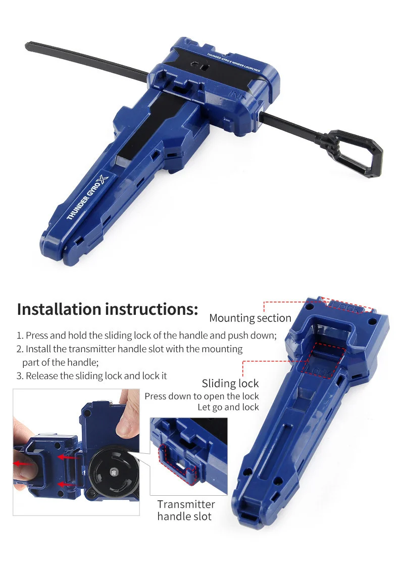 8 PCS BX-01/02/03/04 BX00-01/02/03/04 Bey X with Grip and