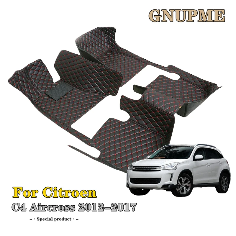 

Автомобильные накладки на ножки для Citroen C4 Aircross 2012-2017, защитный коврик, напольные коврики для салона автомобиля, защитные коврики для автомобиля