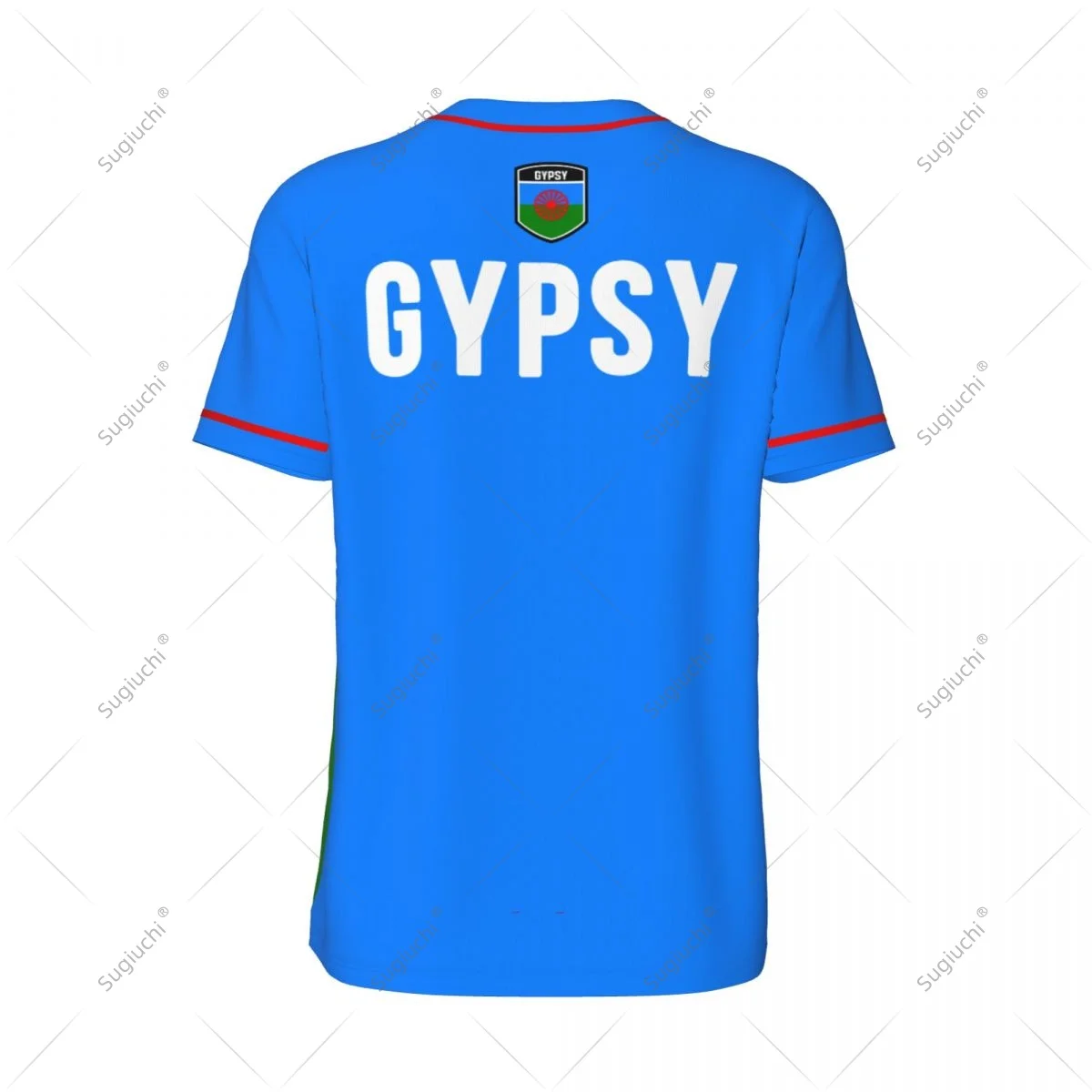 3D Printed Rom Gypsy Flag Of The Romani Men Baseball Jerseys Mesh Sports T-shirt Tees Name Nunber