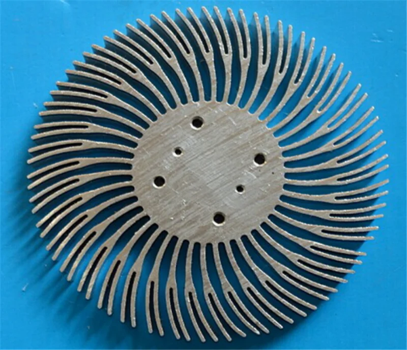 Round LED Heatsink Radiator Aluminum 10W Heat Sink Radiator for Household Lamp Replaceable