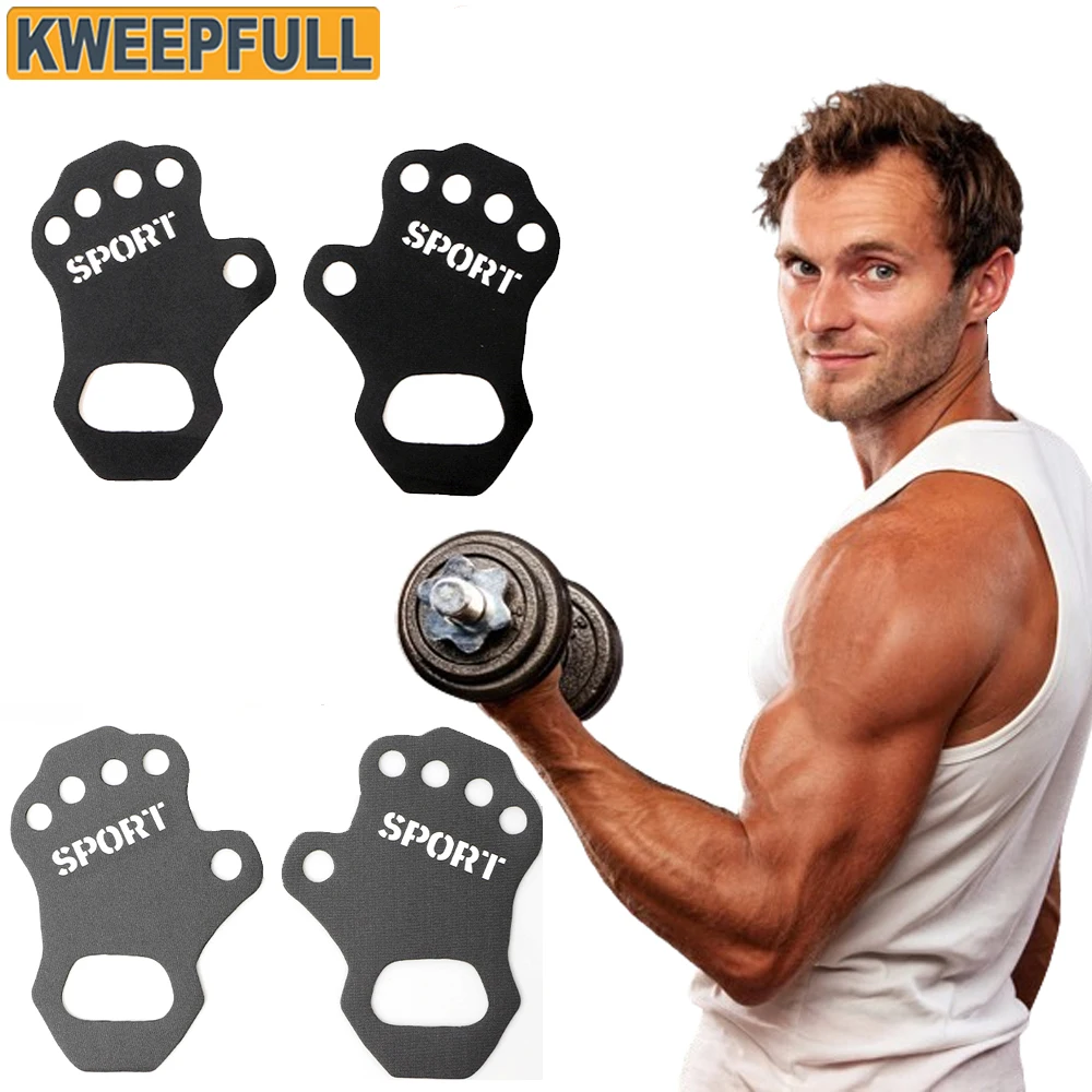 

1Pair Gym Palm Grips Fitness Grips Gloves for Palm Protection,Kettlebell,Pull Up,Gymnastics,Palm Protector for Doing Exercise