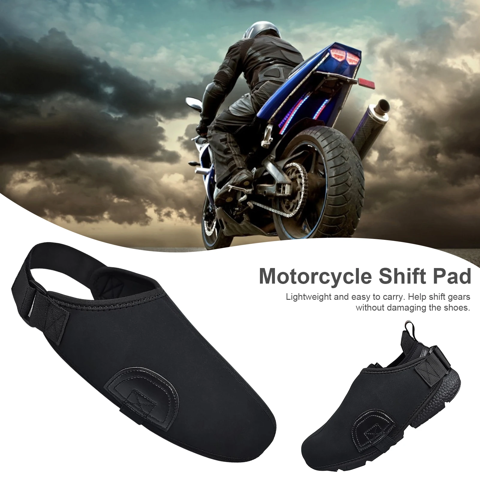 Motorcycle Shift Pad Motorcycle Shift Pad Shoe Cover Adjustable Motorbike Shifter Shoe Protector Waterproof And Dirt Resistant Riding Gear Anti-slip motorcycle shift pad motorcycle shoe cover motorcycle protective gear motorcycle shoe protector motorcycle shift pedal cover