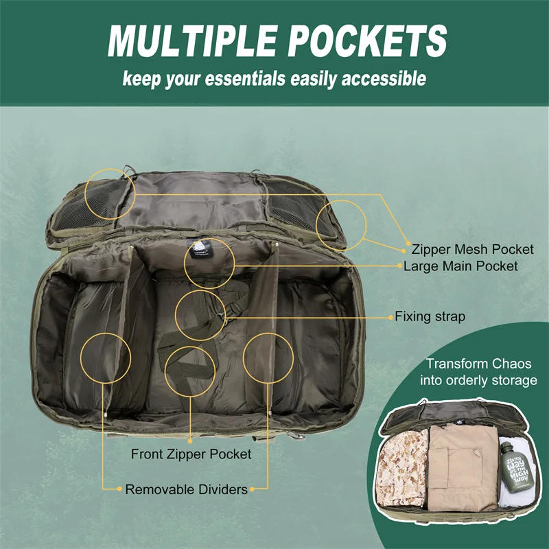 LQARMY Tactical Hiking Bag 4