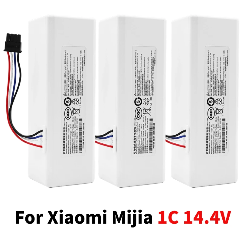 

100% Original 14.4V Lithium Battery for XIOMI Mijia Mi STYTJ01ZHM Sweeping Mopping Robot Vacuum Cleaner 1C Battery