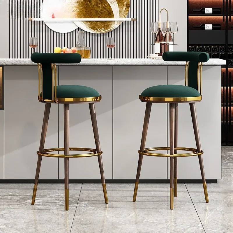 

Dining Designer Bar Chairs Living Room Library Height Italian Bar Chairs Industrial Luxury Sillas Para Comedor Home Furnitures