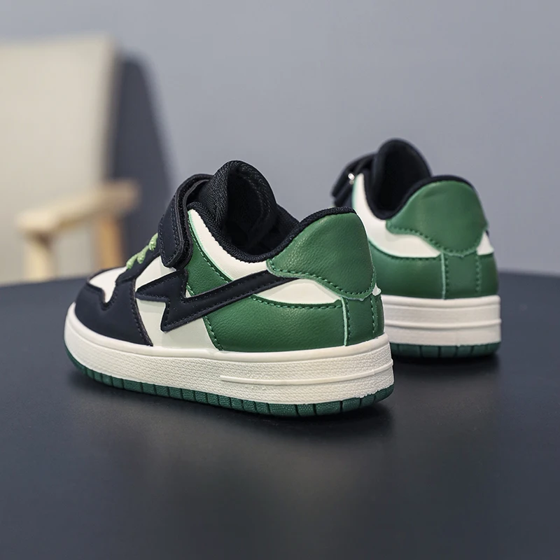 Kids Shoes Children's Sneakers Boy Girls All season Casual Leather Low Top Student's Sports Shoes Designer