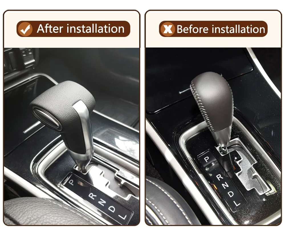 Gear Shift Knob For Mitsubishi OUTLANDER ASX EX l200 2022 Car Automatic Leather
