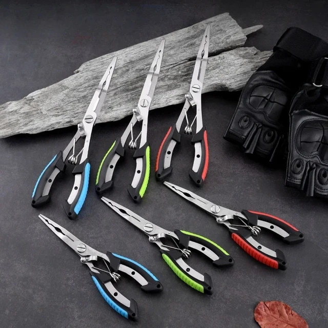 EASYFISH Ergonomics Anti-slip High-strength Fish Pliers Multifunctional Cut  Fishing Line Fishing Tied Hooks Pliers Angling Tools - AliExpress