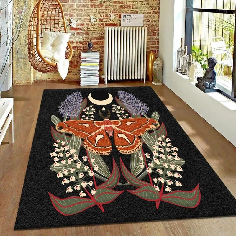 American Retro Animal Large Area Carpet Iving Room New Hotel and Homestay Home Decoration Mats Study Room Dirt Resistant Rugs