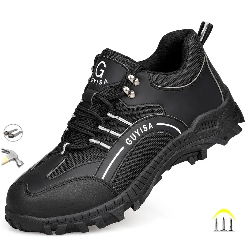 

Men's Light Wear-Resistant, Anti-Skid And Puncture Resistant Leisure Sports Safety And Labor Protection Shoes