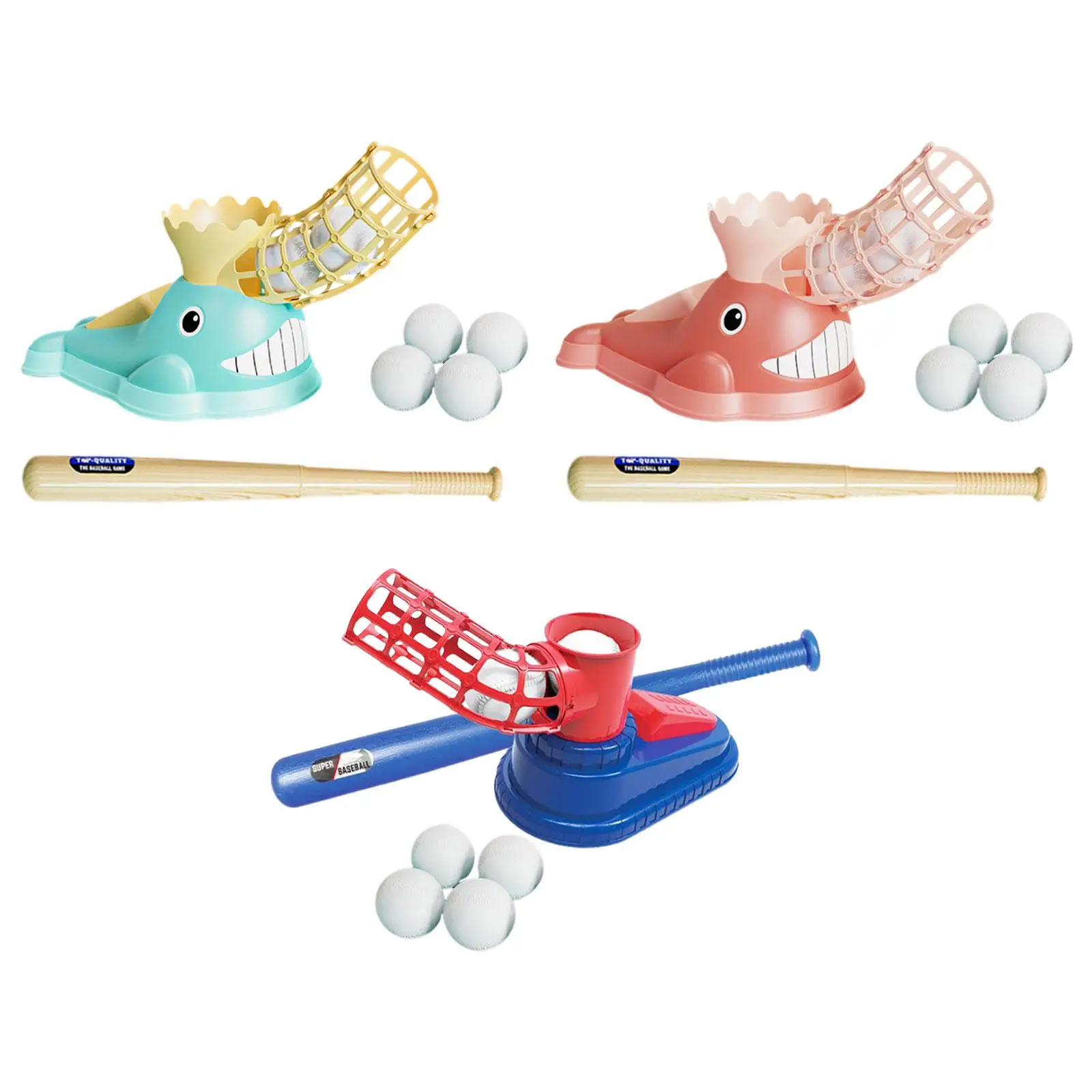 

Kids Baseball Pitching Machine, Durable Baseball Batting Machine with