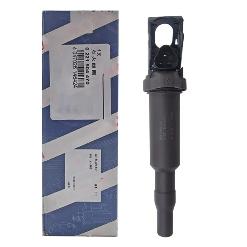 New ignition coil ignition system for BMW E60 F10 F07 E61 F11 E63 E65 E66 F01 F02 F03 F04 5.7 series OE 12137571643 0221 504 470 ignition coil igniter car ignition parts ignition device