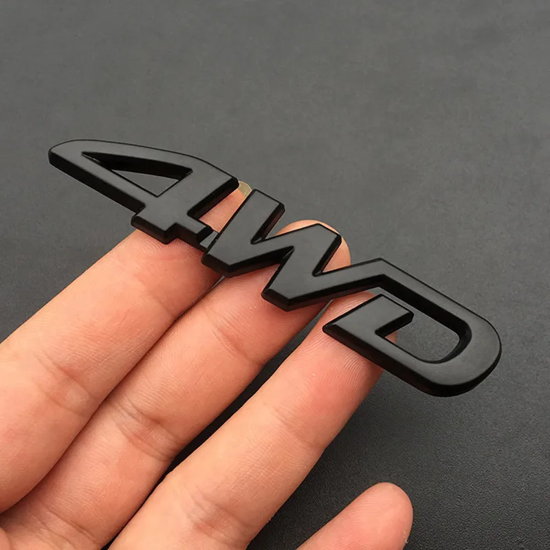 4WD Metal Sticker 3D Chrome Emblem 4X4 Badge Decal Car Styling for Honda CRV Accord Civic Suzuki Grand Vitara Swift SX4 |