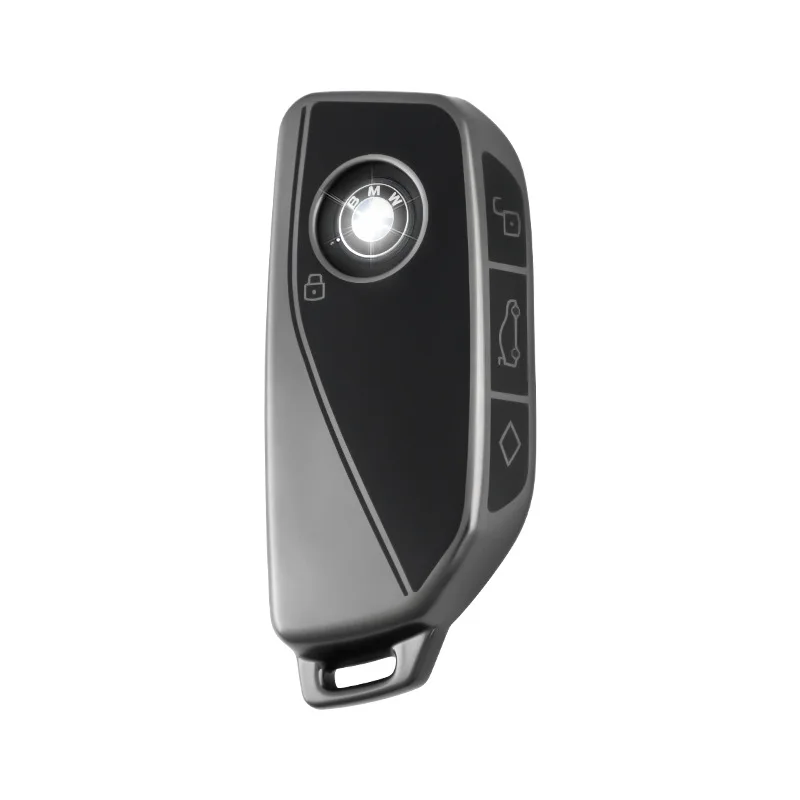 TPU Car Key Case Cover Shell Fob for BMW i7 X7 G07 LCI iX I20 X1 U11 7 Series G70 G09 XM U06 G81 M3 Protector Keyless