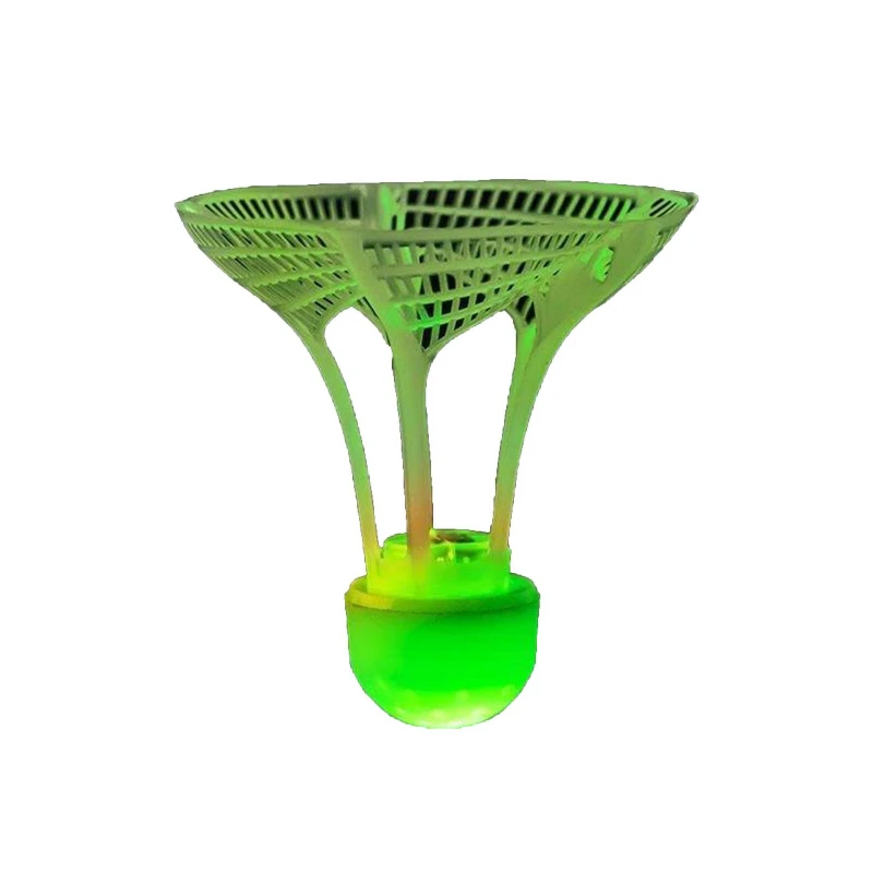 Luminous Windproof Luminous Badminton Ball, Super Durable and Unbreakable, Outdoor Fluorescent Bright Nylon Ball with Light