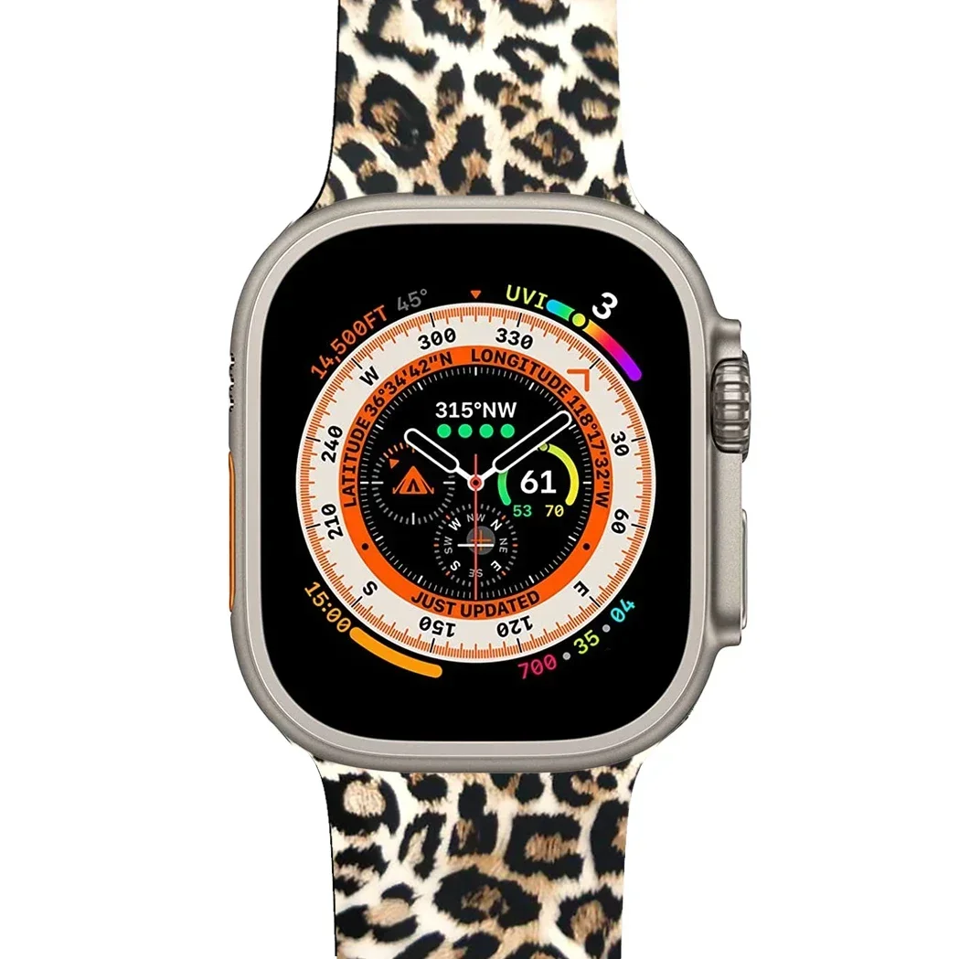Apple Watch - leo Amazon.com: 6 Pack Leopard Engraved Band Compatible with