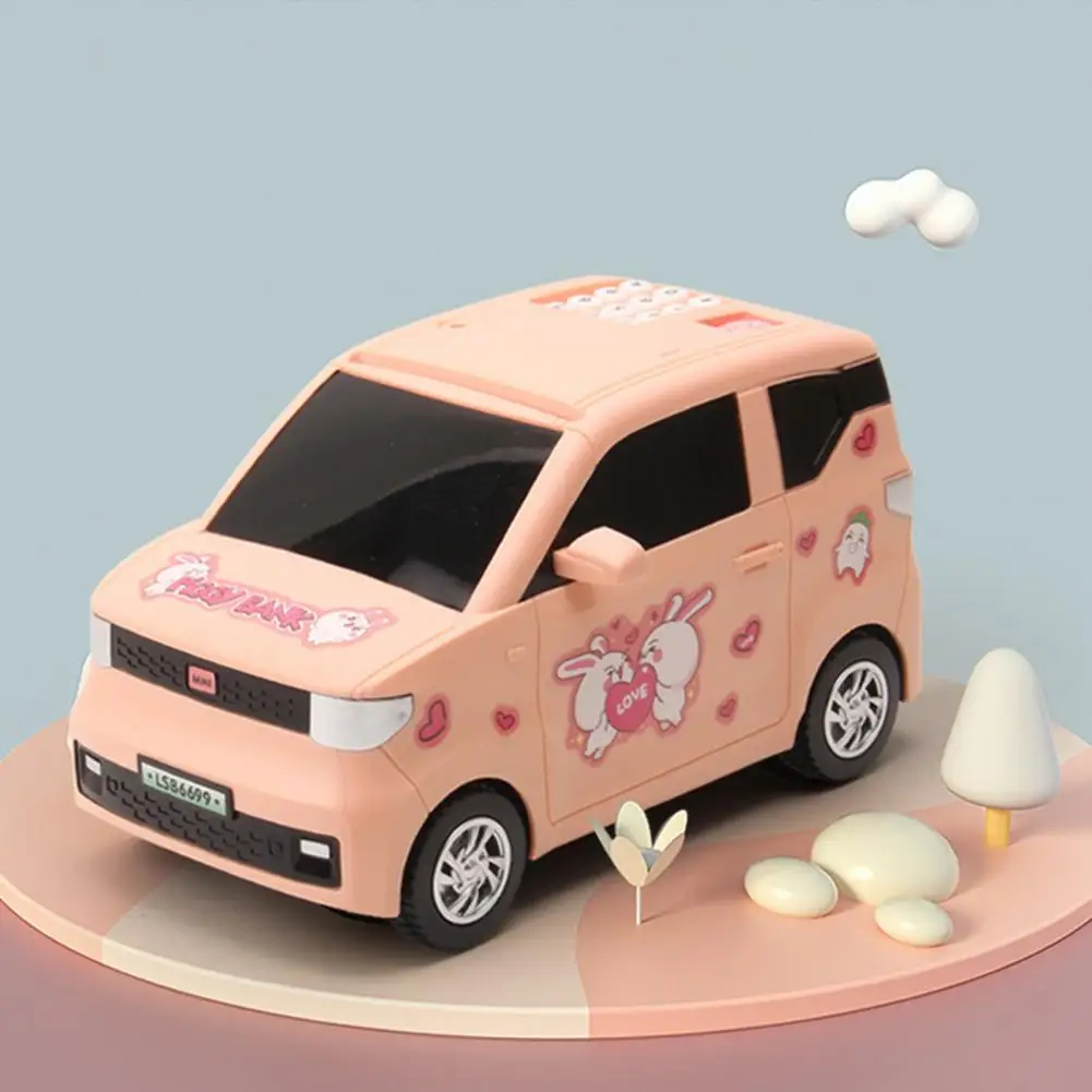 Kids Toys Moneybox Piggy Bank Car Money To Save with Key Fingerprint Password Unlock Cash Coin Bank Alcancias for Children Gifts 5
